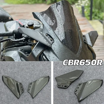 CBR650R Winglets Aerodinamisko Spārnu Komplektu Spoilers Atpakaļskata Spogulis Aptecētājs Honda CBR 650R 650 R 2019 2020 2021 2022 2023 Oglekļa