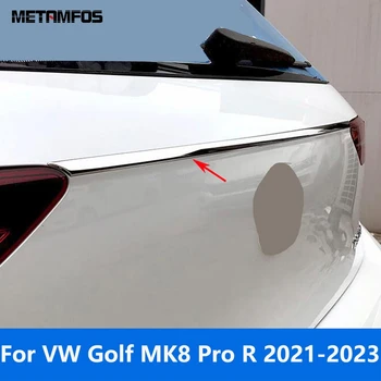 Par Volkswagen Golf MK8 Pro R 2021 2022 2023 Aizmugurējās Augšējās Bagāžnieka Vāks Vāciņš Melns, Tailgate Durvju Boot Apdare Piederumi Car Styling
