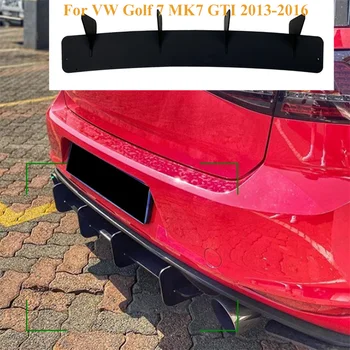 Aizmugures Bufera Lūpu Difuzoru Spoilers Asti Sadalītāja Aizsargs Aizsargs Auto Aksesuāru Dekorēšana Aizsargs VW Golf 7 MK7 GTI 2013-2016