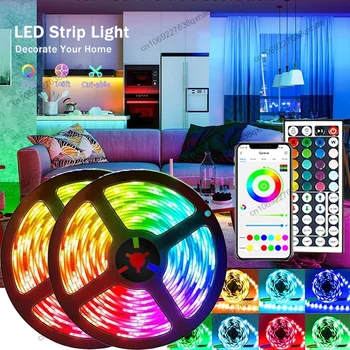 LED Sloksnes Gaismas 10m 20m RGB Led Lentas Led Gaismas Istabā TV USB Bluetooth Spēle LED Lentes Navidad Neona Gaismas Christma Apdare