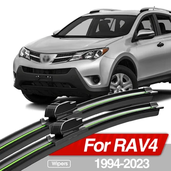 Toyota RAV4 1994-2023 Priekšējā Vējstikla slotiņām, 2x Priekšējā Loga Piederumi 1995 2000 2004 2007 2012 2013 2018 2019