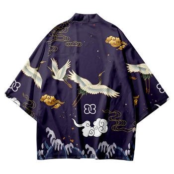 Modes Celtņa Drukāt Haori Krekli Streetwear Harajuku Vīriešu Un Sieviešu Tradicionālo Jaciņa Topi Beach Yukata Japāņu Kimono Plus Lieluma