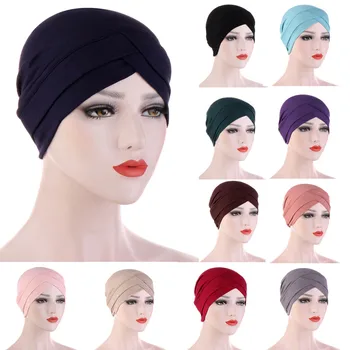 Modes Sievietes Cieta Elastīga Cepure Musulmaņu Vēža, Chemo Wrap Klp Vasaras Klp Vīriešiem