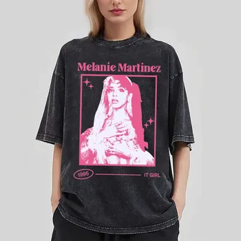 Portāla Tour 2023 Melanie Martinez T Krekls Lielgabarīta Grafikas Tees Unisex Hip Hop Labākais Aksesuārs Mūzikas Faniem Kokvilnas Halloween