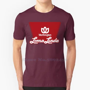 Loma Linda Logo Augstas kvalitātes T Krekli Fashion 